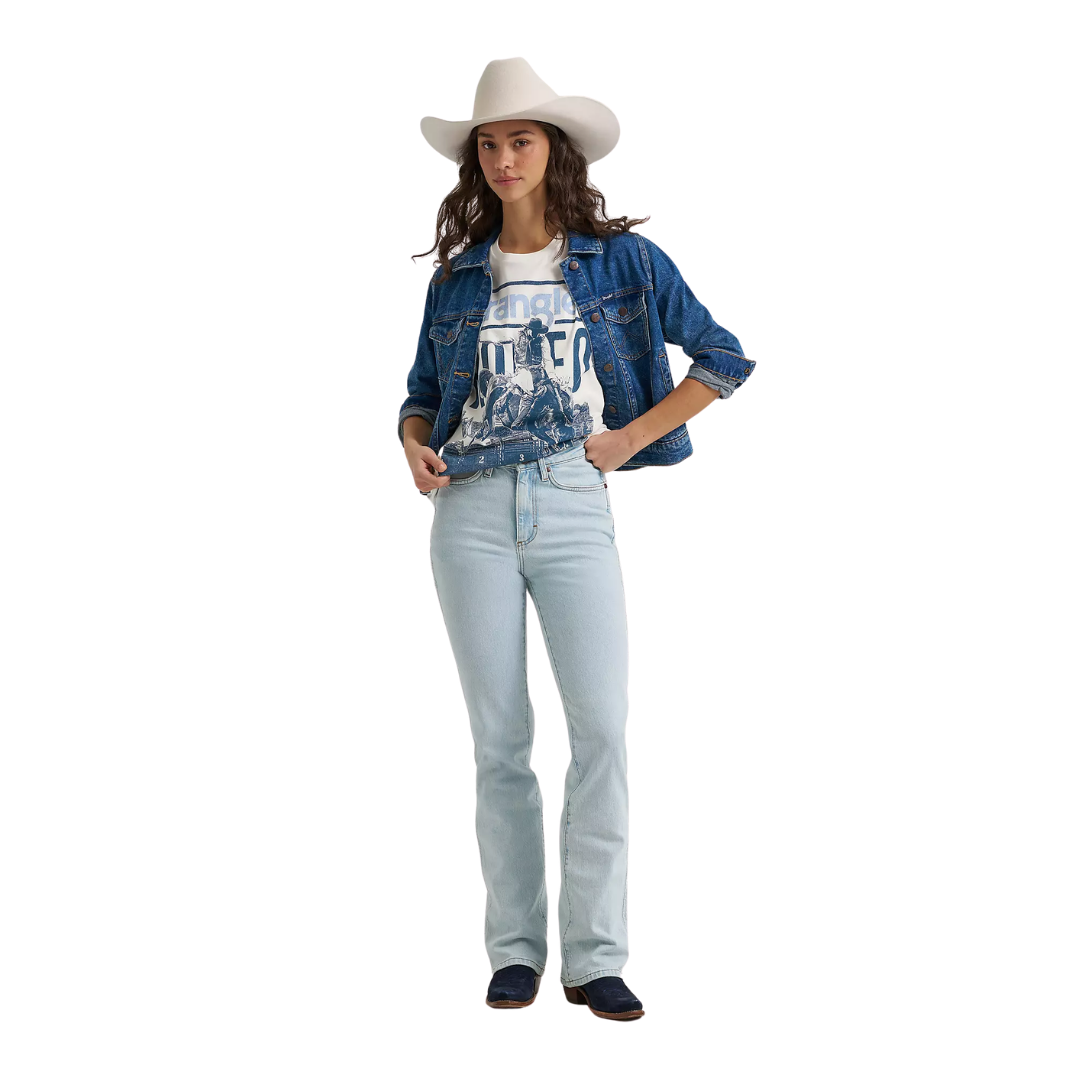 Wrangler Women's Retro Graphic Egret T-Shirt