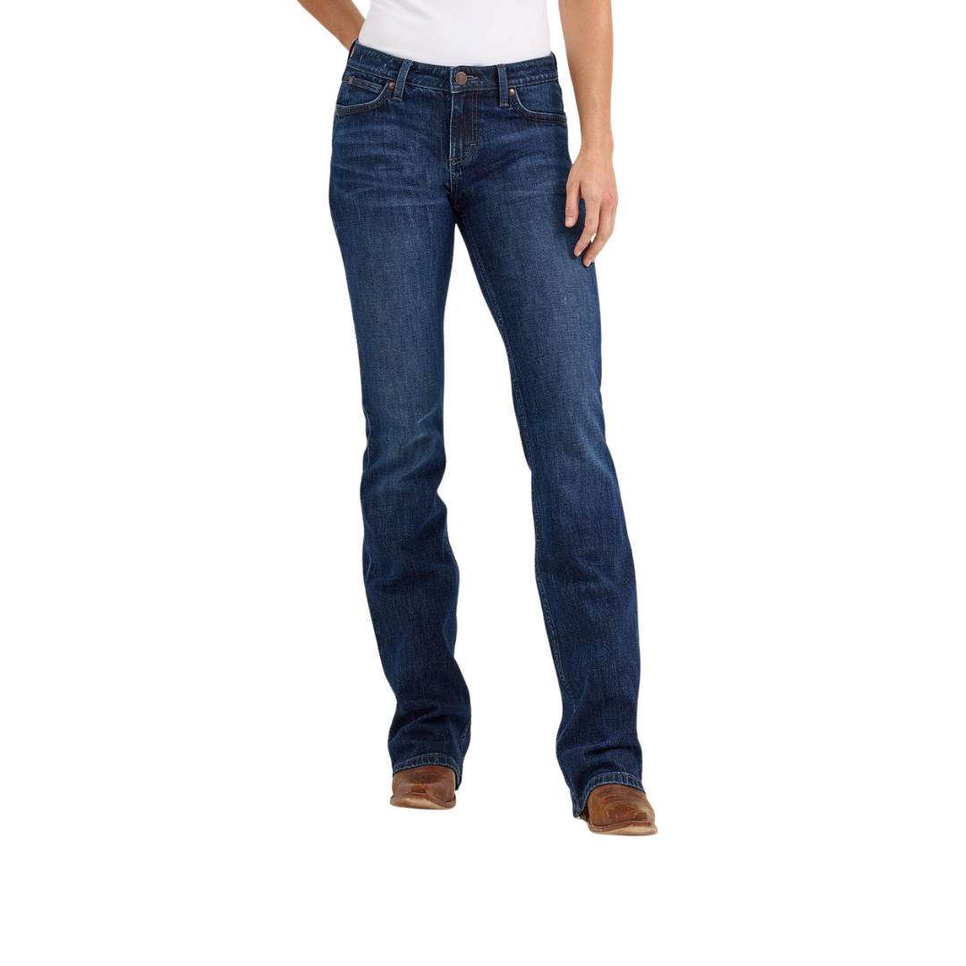 Wrangler Women's Retro Mae Boot Amelia Blue Jeans