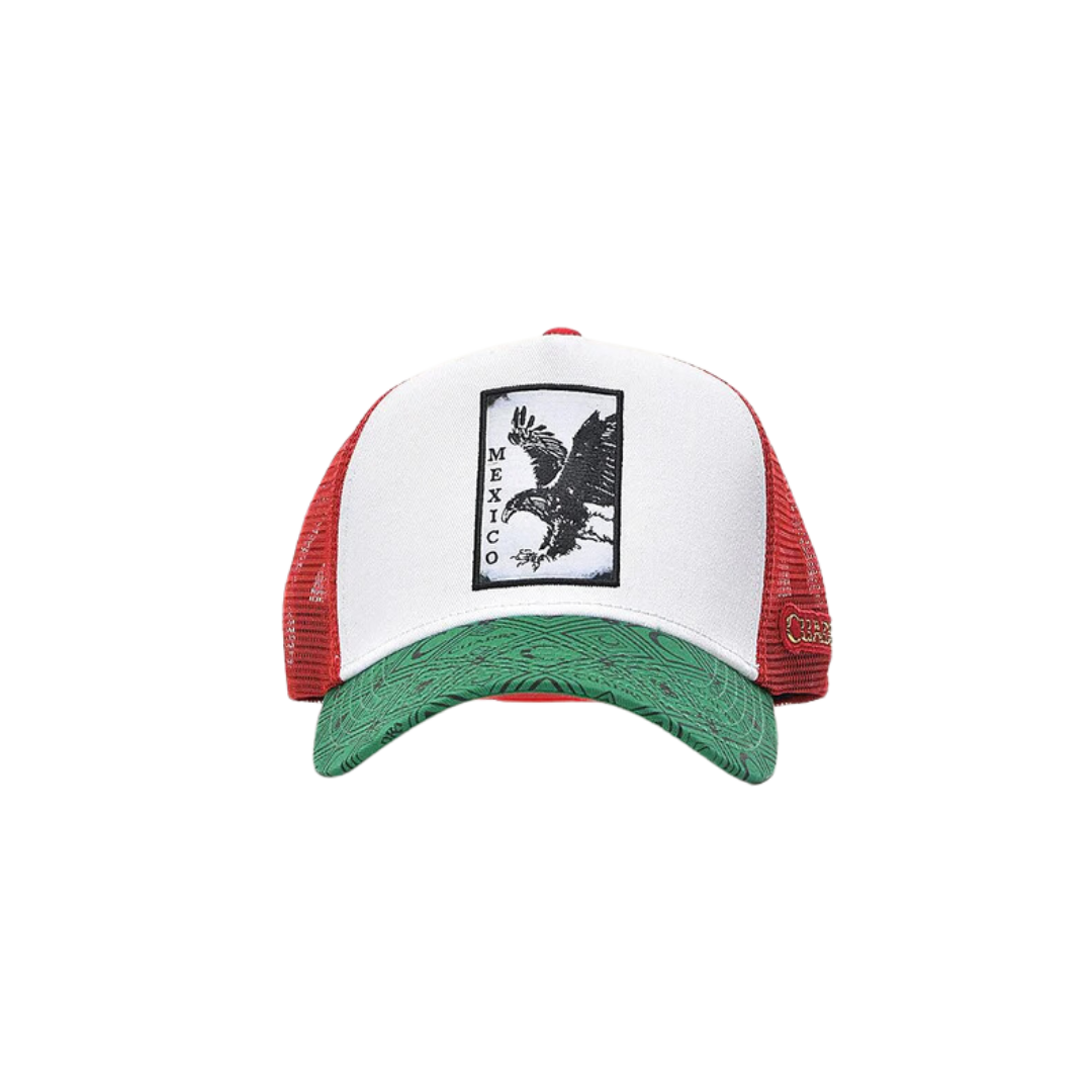 Cuadra Men's Mexico Embroidery Eagle Patch Cap