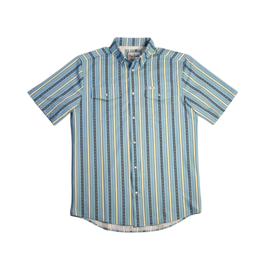 Ferrell Men's The Corbett Short Sleeve Snap Shirt
