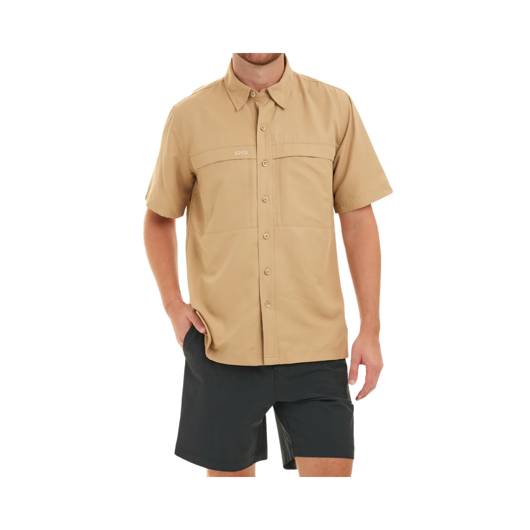 Gameguard Men's Khaki Classic Microfiber Shirt