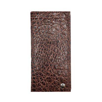 Stetson Cognac Crocodile Rodeo Brown Wallet