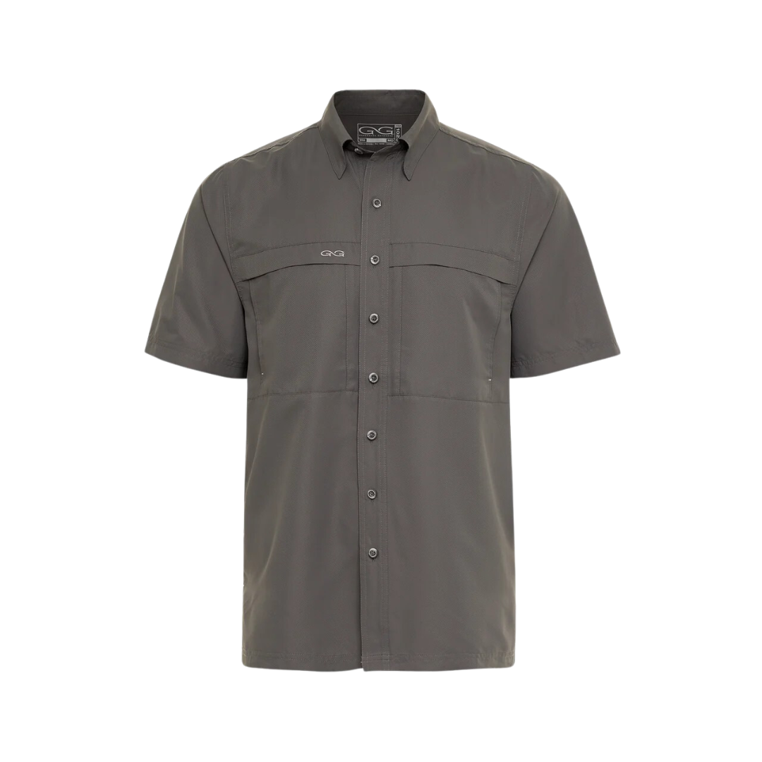Gameguard Men's Gun metal Classic Microfiber Shirt