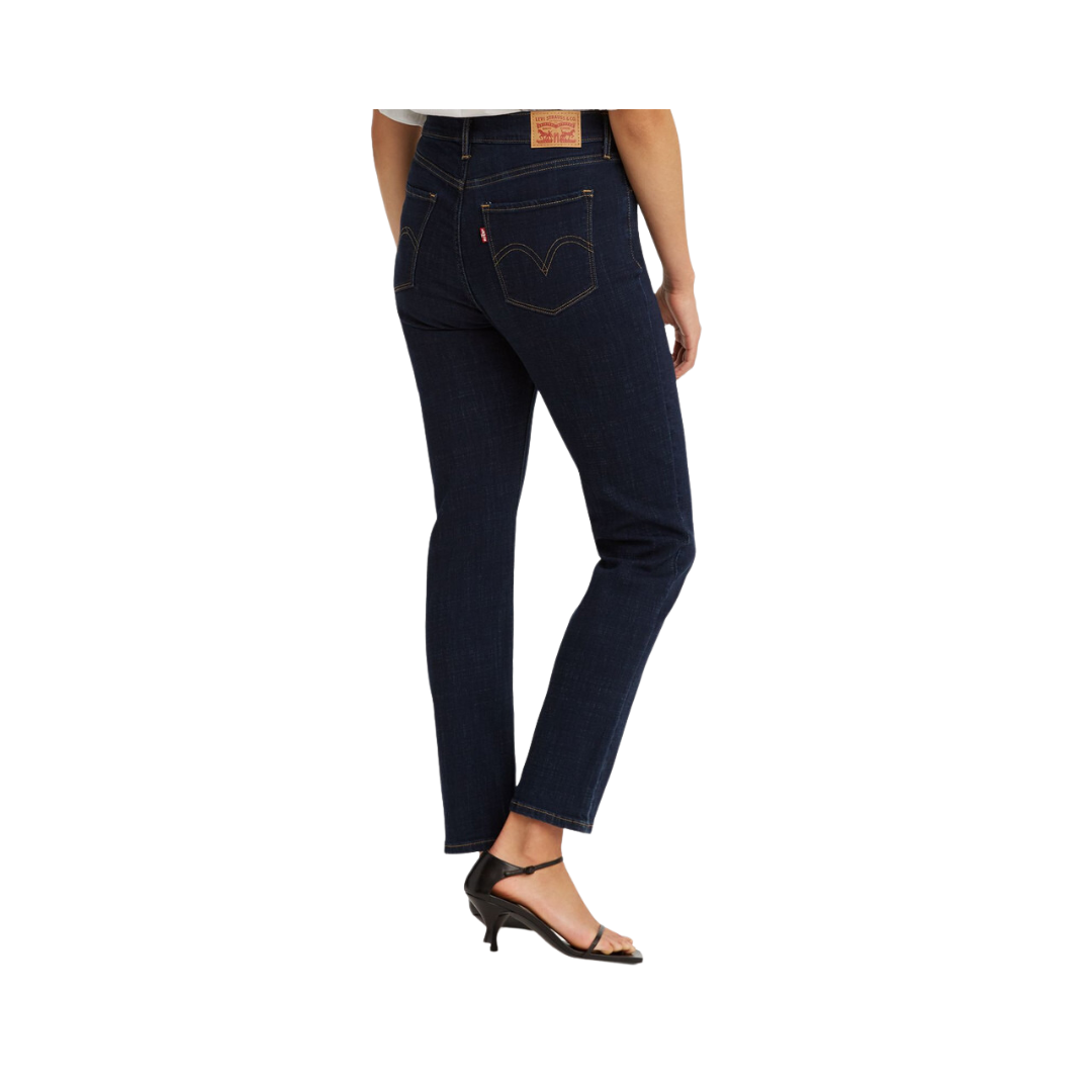 Levi's Women's Classic Straight Stretch Mid Rise Easy Fit Straight Leg Jeans