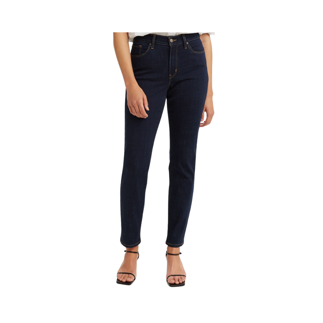 Levi's Women's Classic Straight Stretch Mid Rise Easy Fit Straight Leg Jeans