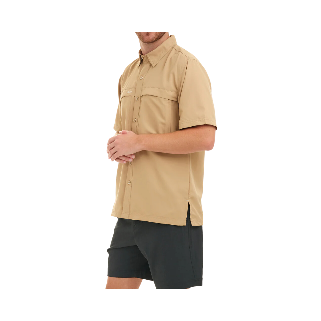 Gameguard Men's Khaki Classic Microfiber Shirt