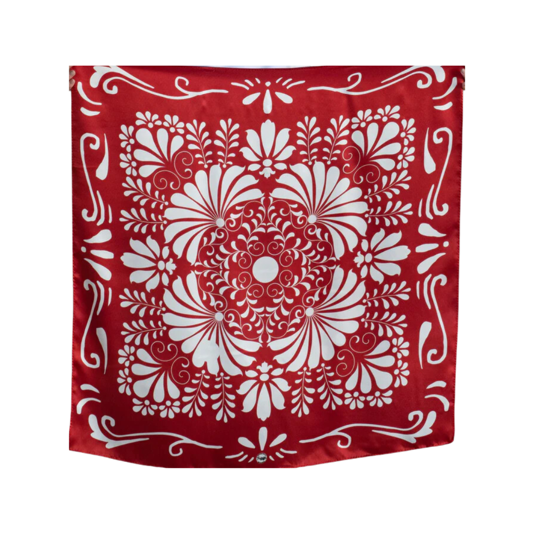 Fringe Scarves Women's Bonita Silk Red