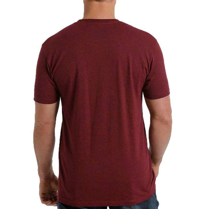Cinch Men's Maroon Red T-Shirt