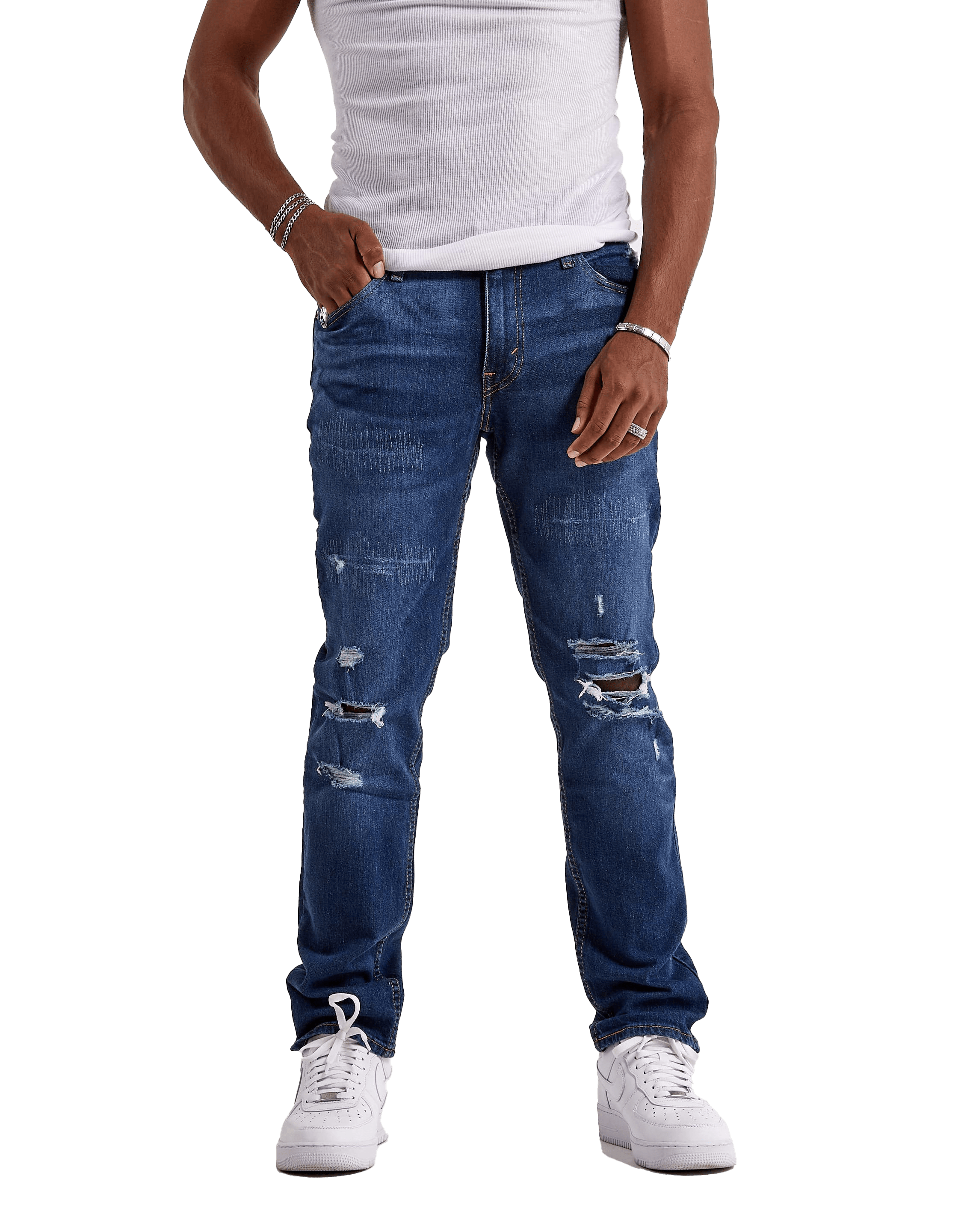 Levi Strauss Men's 511 Slim Fit Blue Jeans