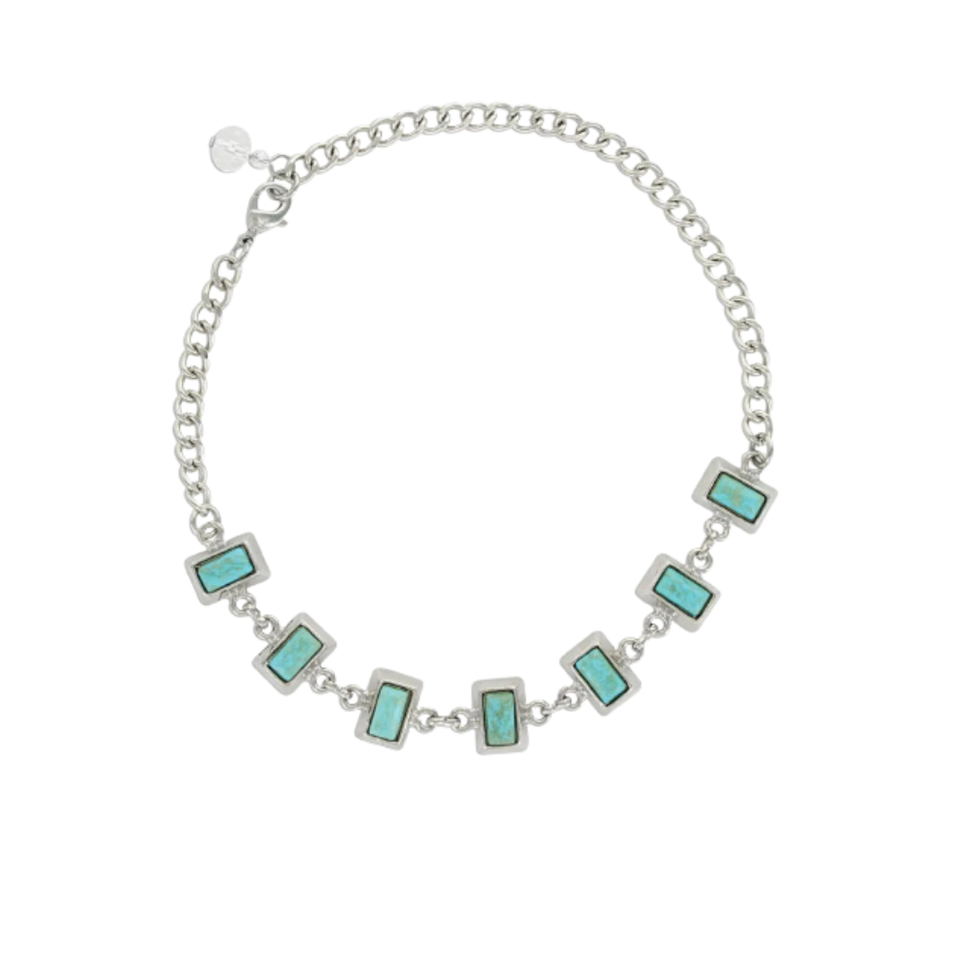 Montana Silversmiths Women's Choker Turquoise Necklace