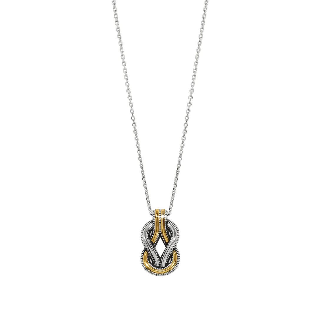 Brighton Women's Interlok Harmony Grey Necklace