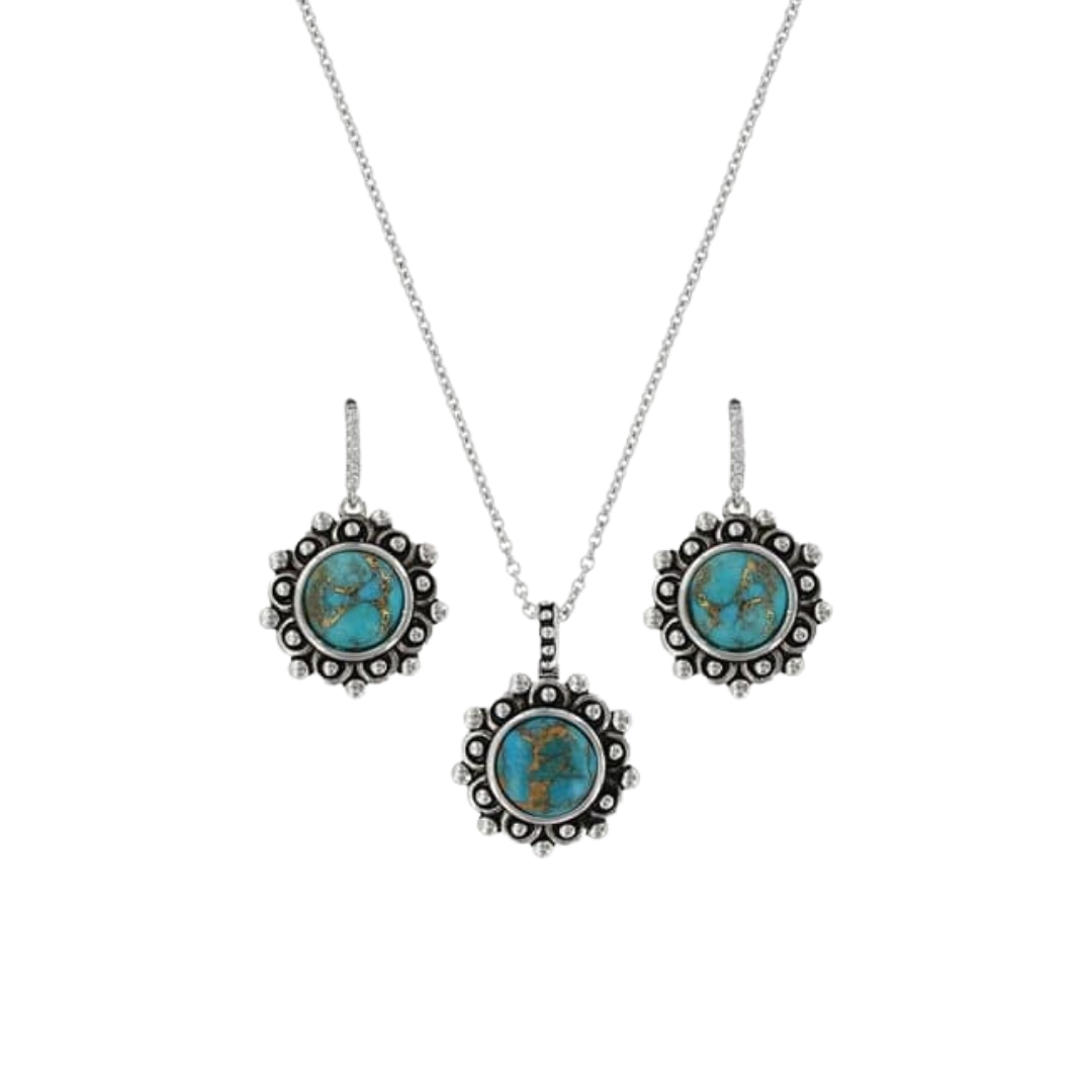 Montana Silversmiths Women's Southern Lace Turquoise Jewelry Set