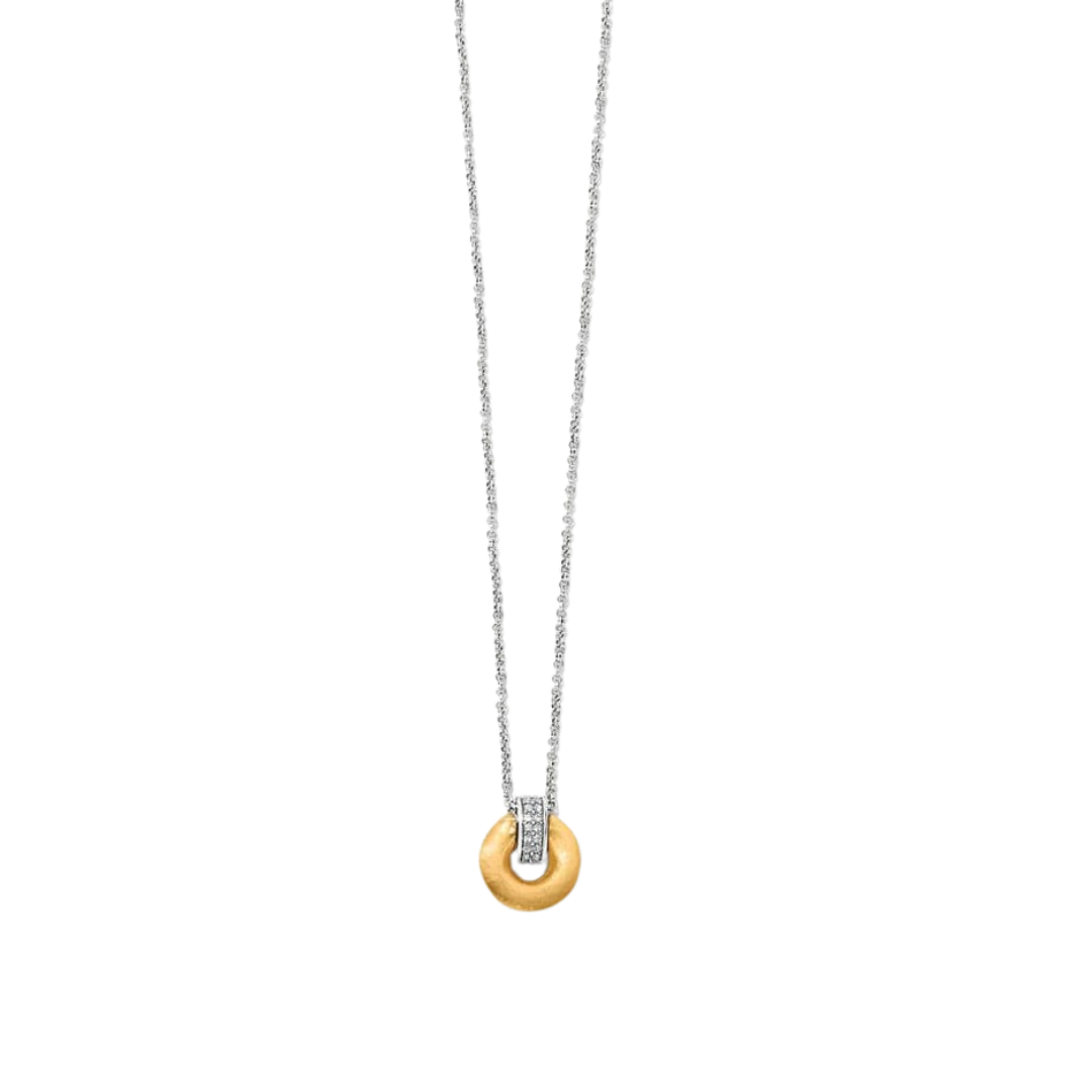 Brighton Women's Meridian Geo Mini Pendant Gold Necklace