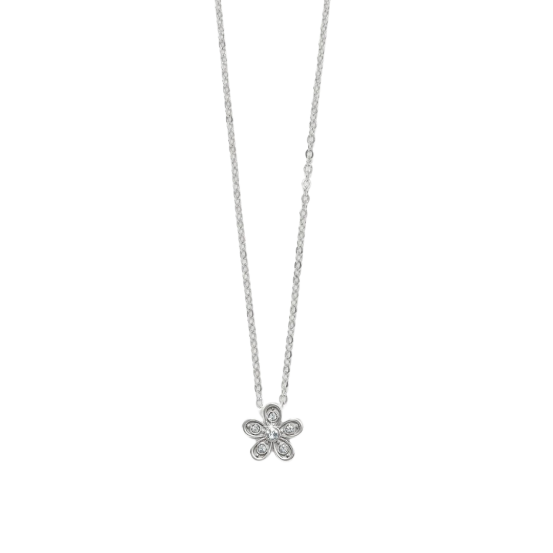 Brighton Women's Enchanting Flower Silver Necklace
