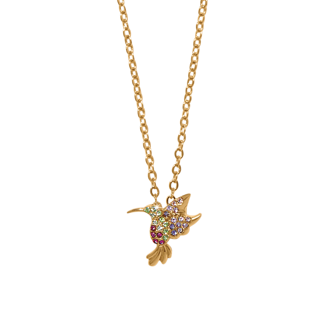 Brighton Women's Enchanting Hummingbird Gold Necklace