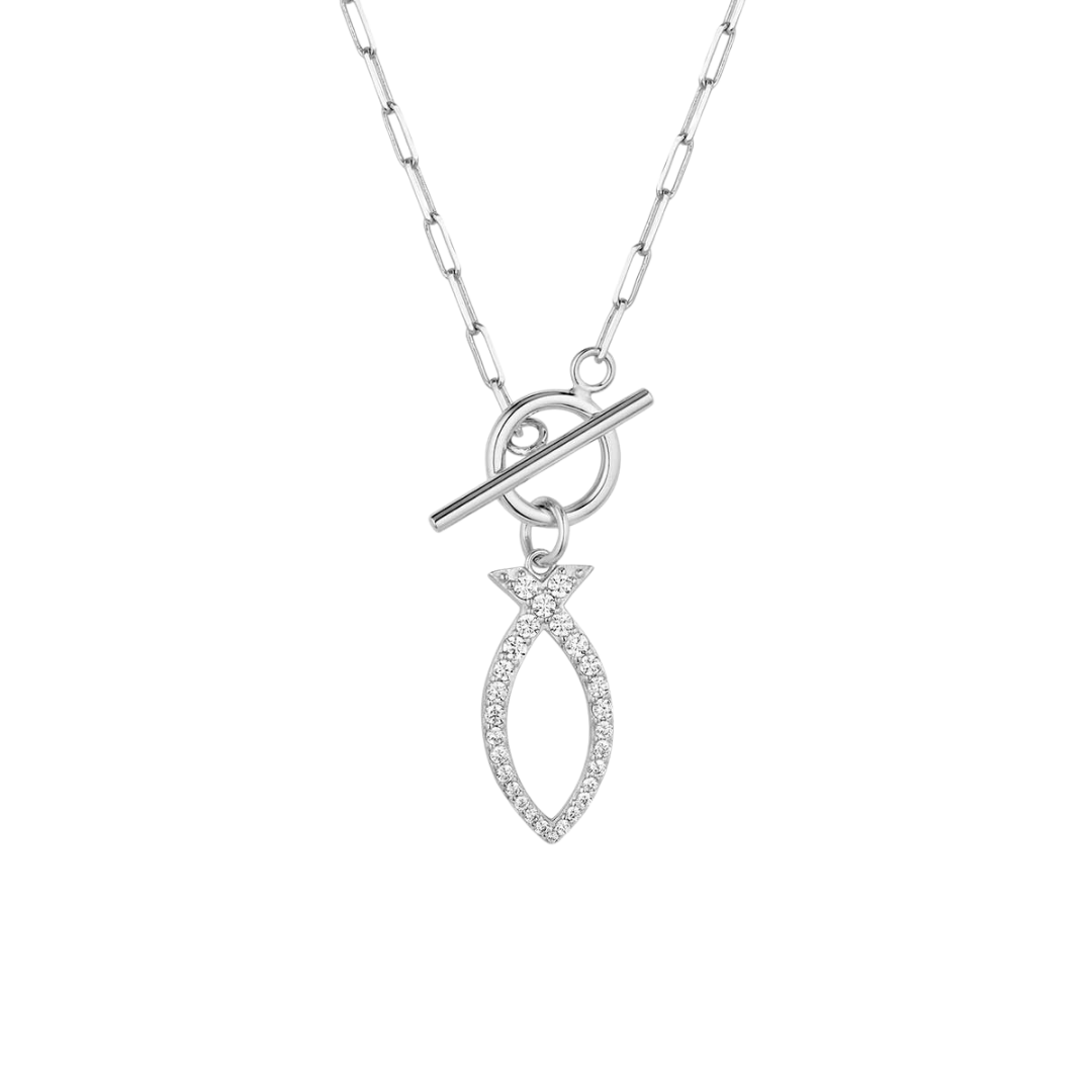 Montana Silversmiths Women's Graceful Waters Grey Necklace