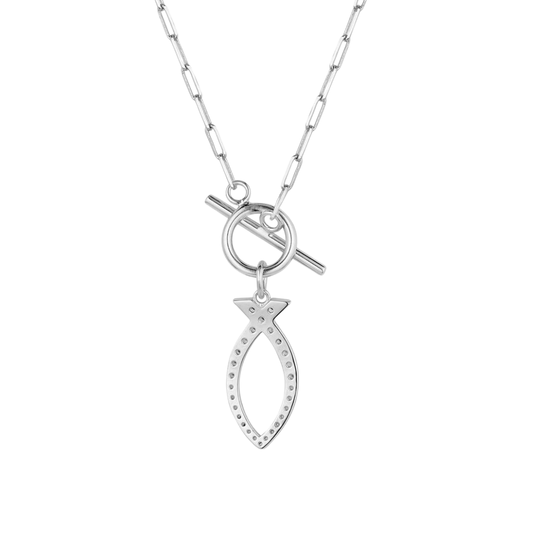 Montana Silversmiths Women's Graceful Waters Grey Necklace