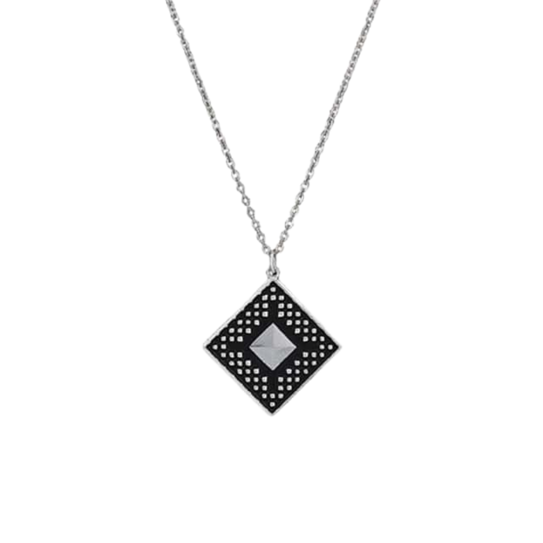Montana Silversmiths Women's Silver And Black Necklace