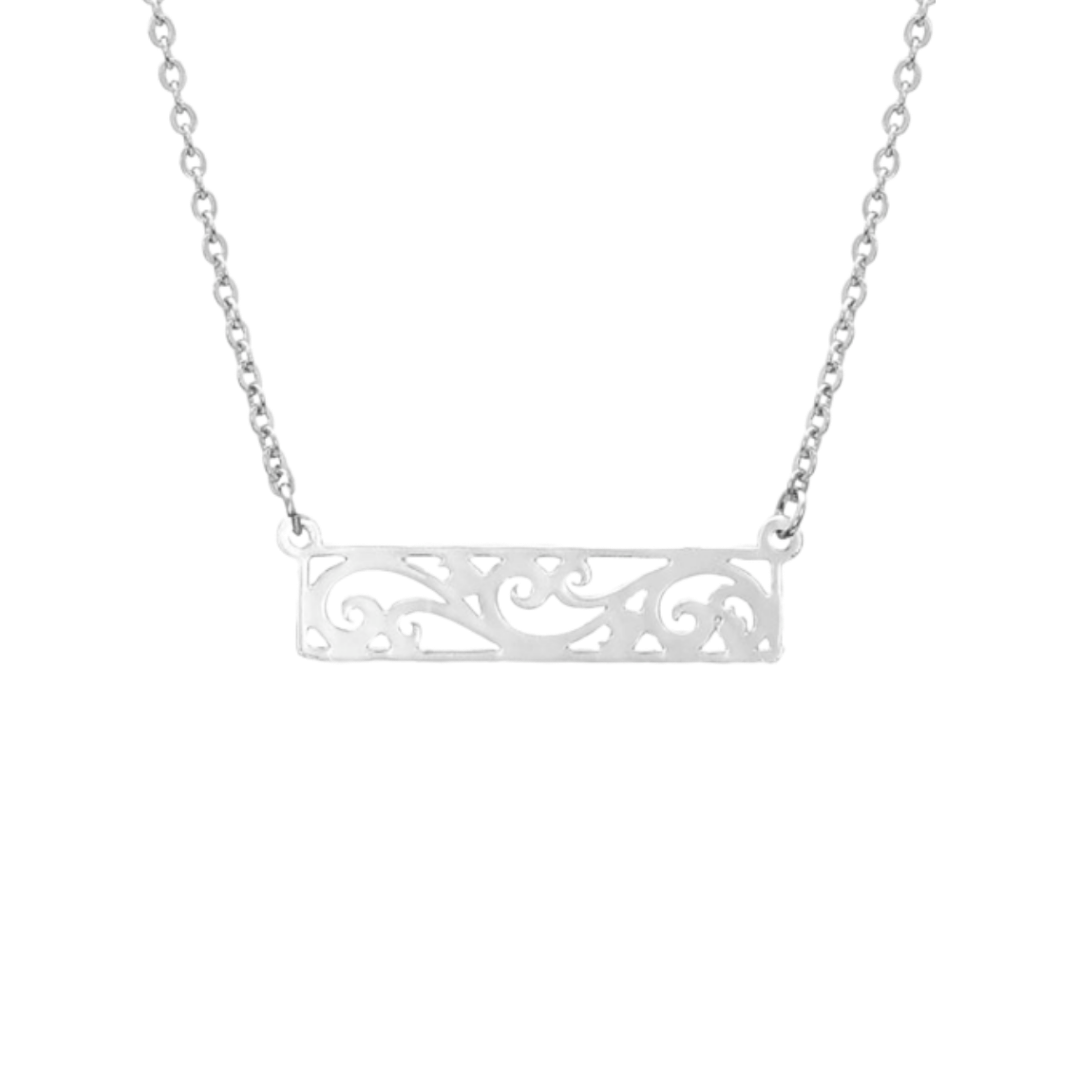 Montana Silversmiths Women's Bar None Grey Necklace
