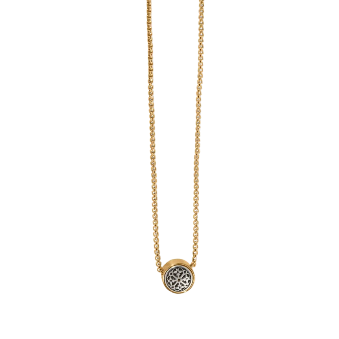 Brighton Women's Ferrara Two Tone Luce Mini Pendant Necklace