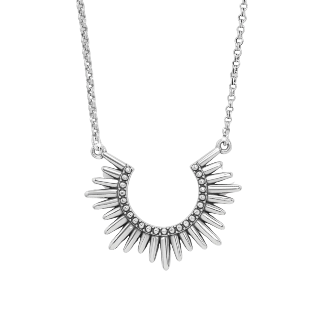 Brighton Women's Solara Crescent Grey Necklace