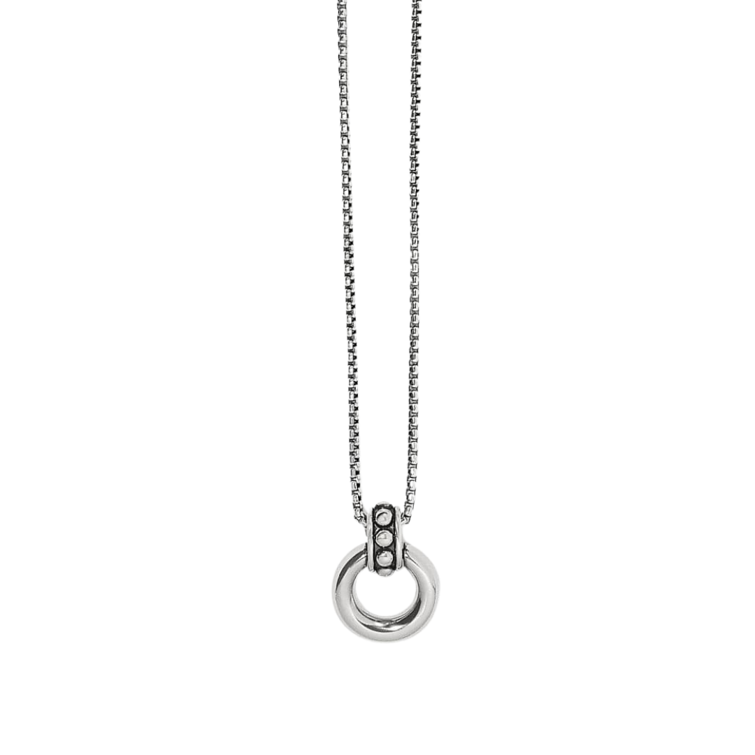 Brighton Women's Pretty Tough Stud Ring Grey Necklace