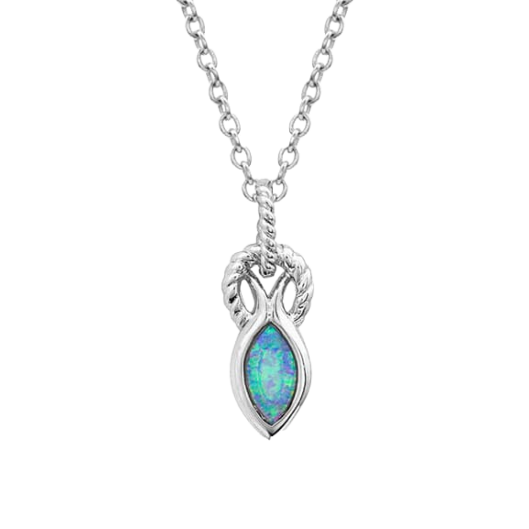 Montana Silversmiths Women's V Shaped Marquise Turquoise Necklace