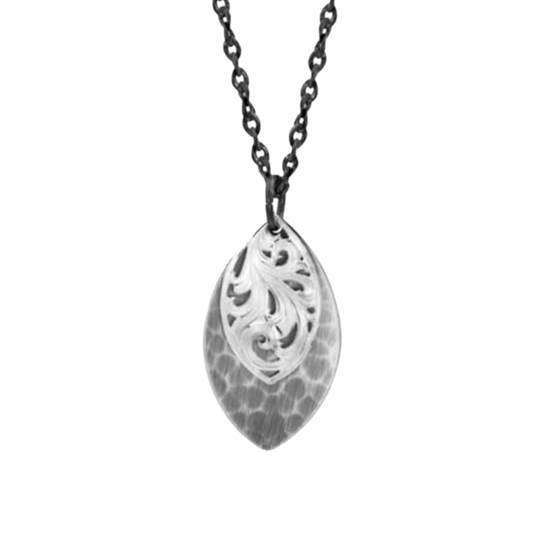 Montana Silversmiths Women's Moonlight Shadowed Grey Necklace