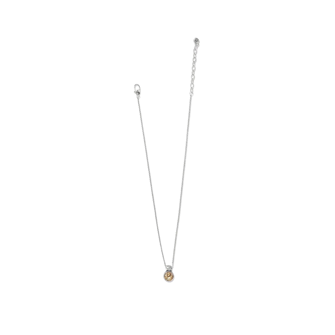 Brighton Women's Meridian Aurora Crystal Petite Silver Golden Necklace