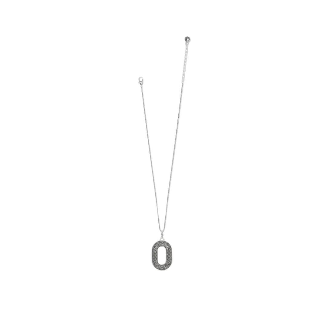 Brighton Women's Ferrara Siena Oval Silver Necklace