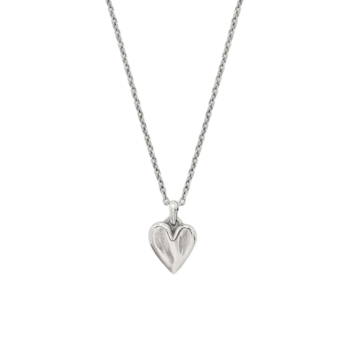 Brighton Women's Cascade Heart Mini Grey Necklace