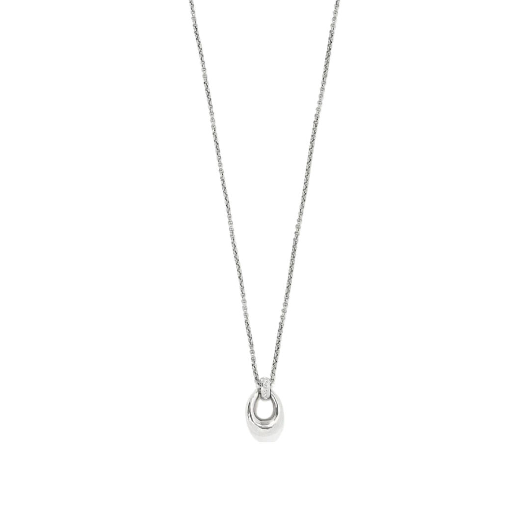 Brighton Women's Meridian Orbit Silver Necklace