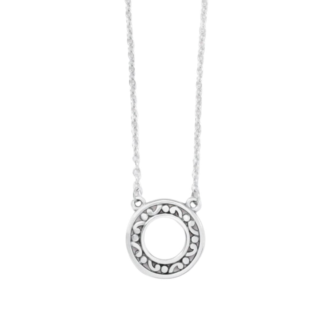 Brighton Women's Contempo Open Ring Grey Necklace