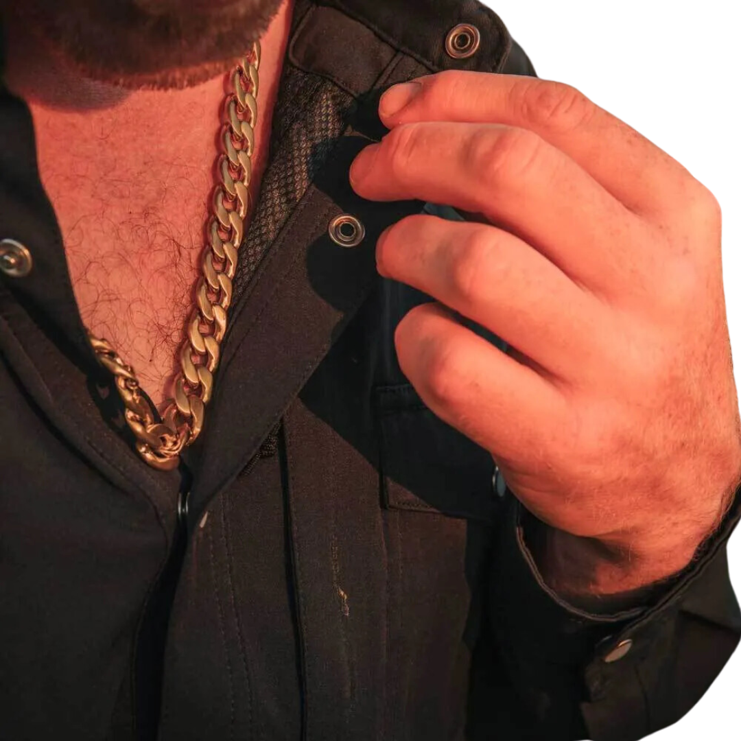 Montana Silversmiths Men's Gold Cuban Link Chain