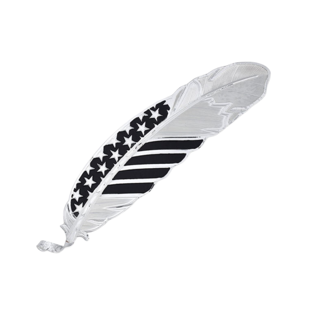 Montana Silversmiths A Black Tie Affair Flag Hat Feather