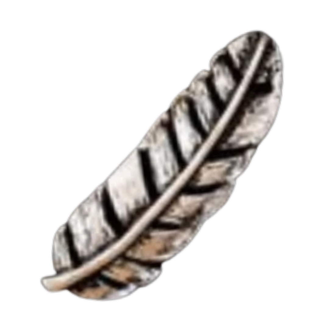 Austin Accents Men's Feather Gold Hat Pin