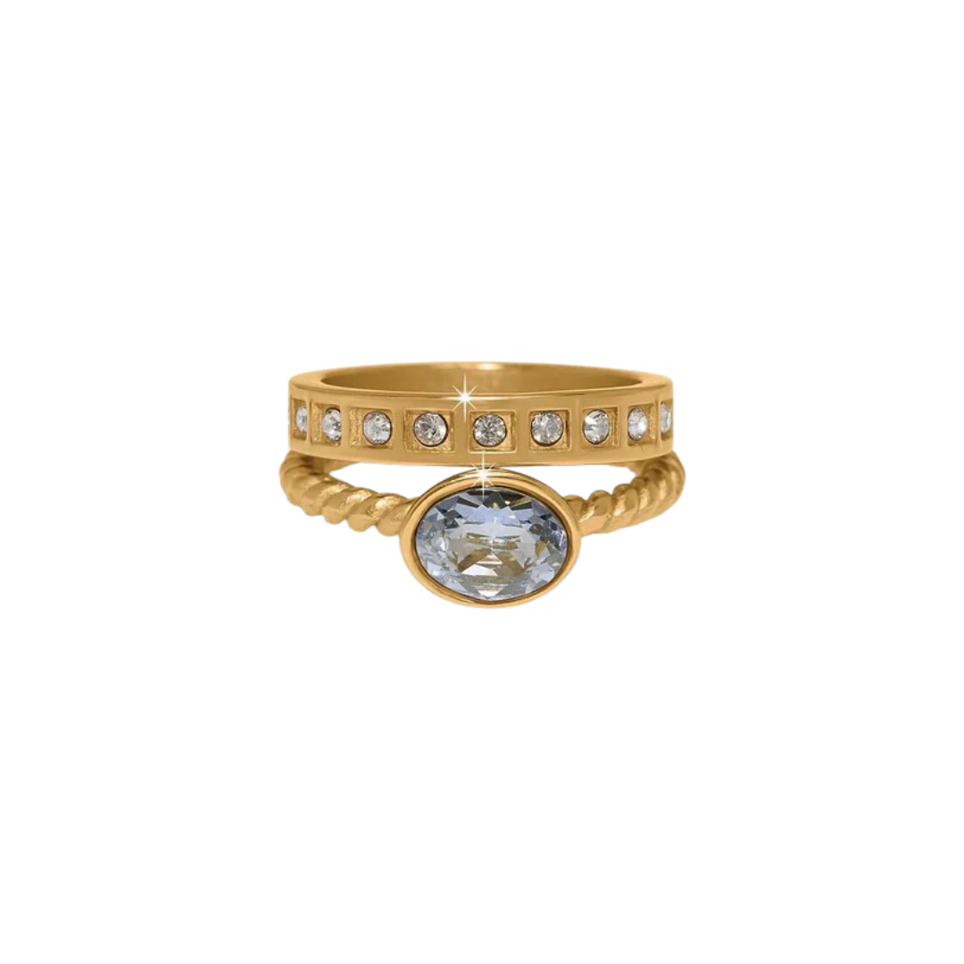 Brighton Women's Love Knows Duo Yellow Ring