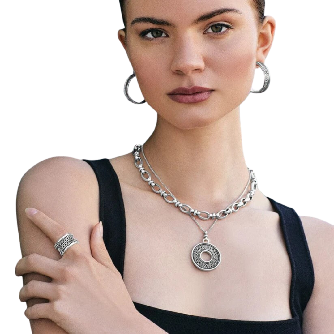 Brighton Women's Ferrara Siena Grey Ring