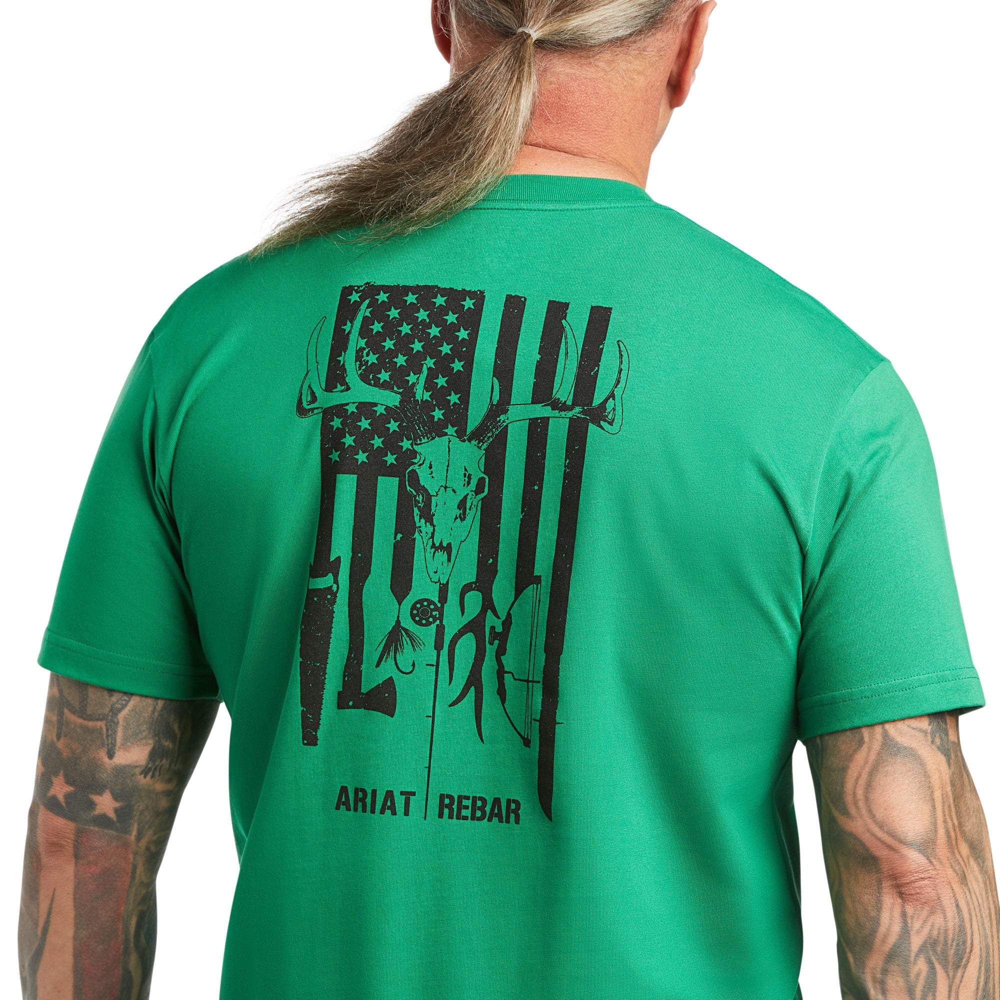 Ariat Men's Rebar Strong American Green Shirt - Big & Tall