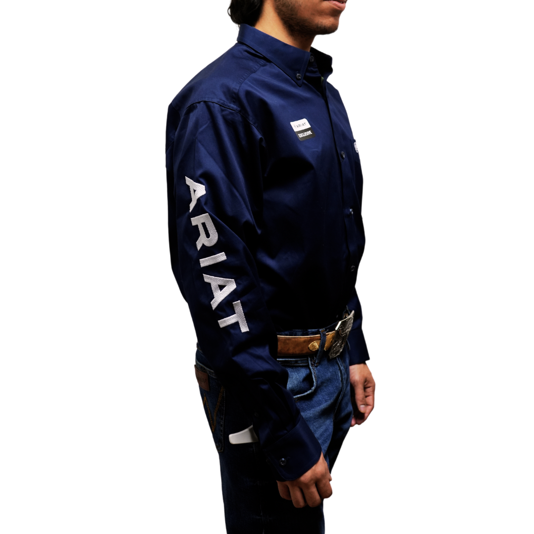 Ariat Men's Solid Navy Twill Shirt