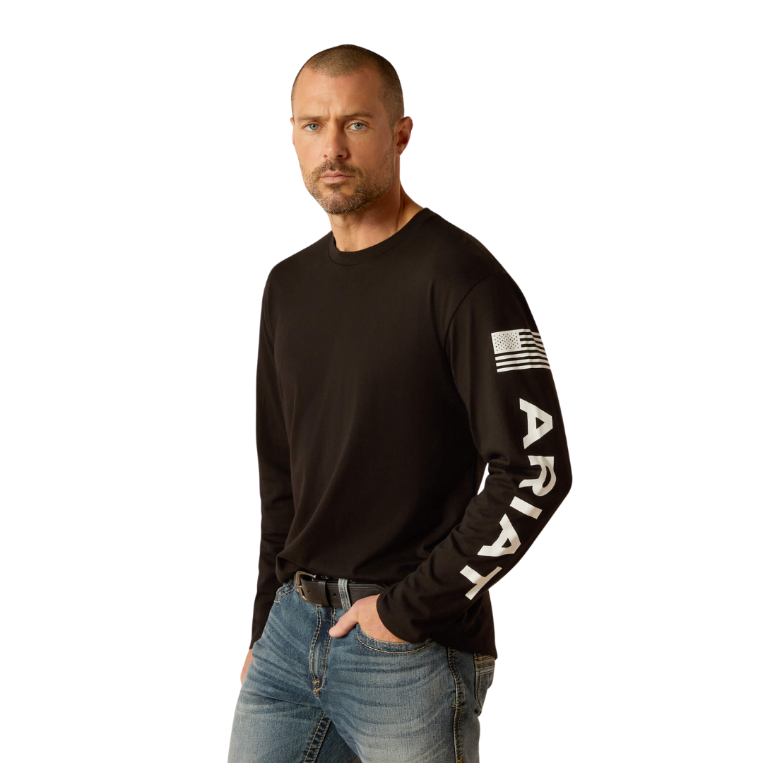 Ariat Men's Elevated V2 Black Tee Shirt