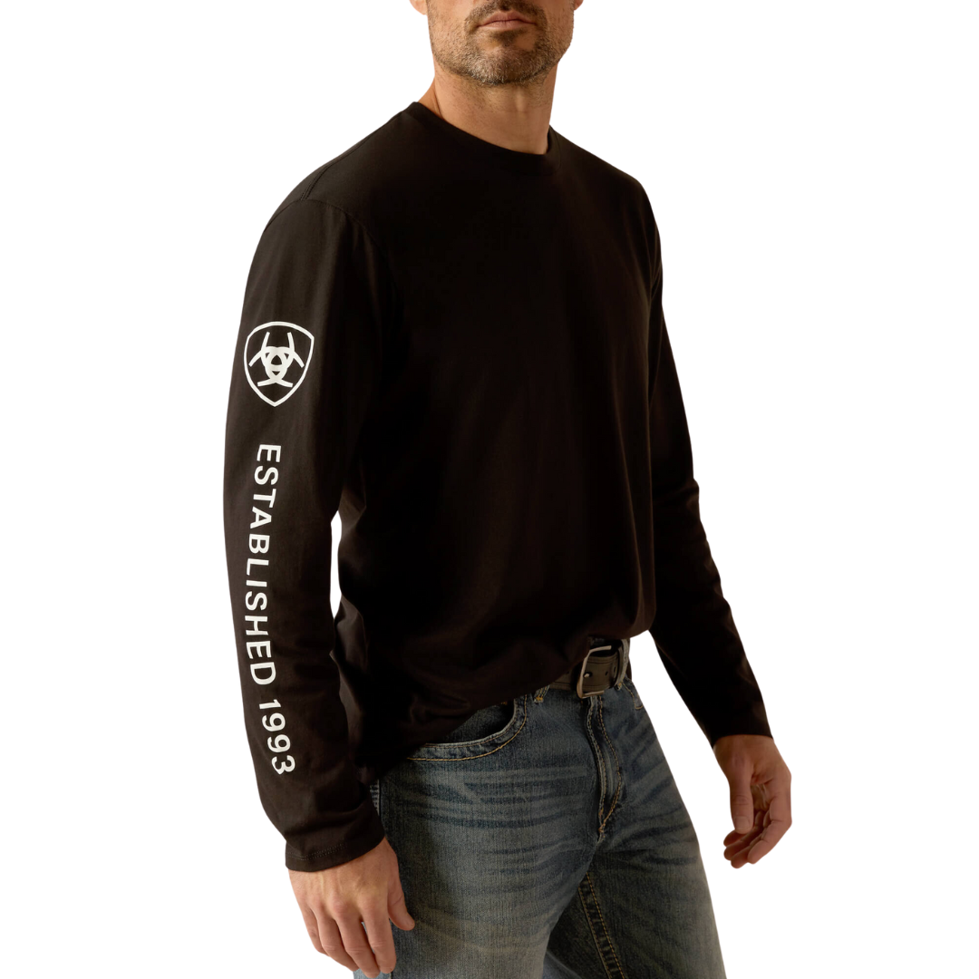 Ariat Men's Elevated V2 Black Tee Shirt