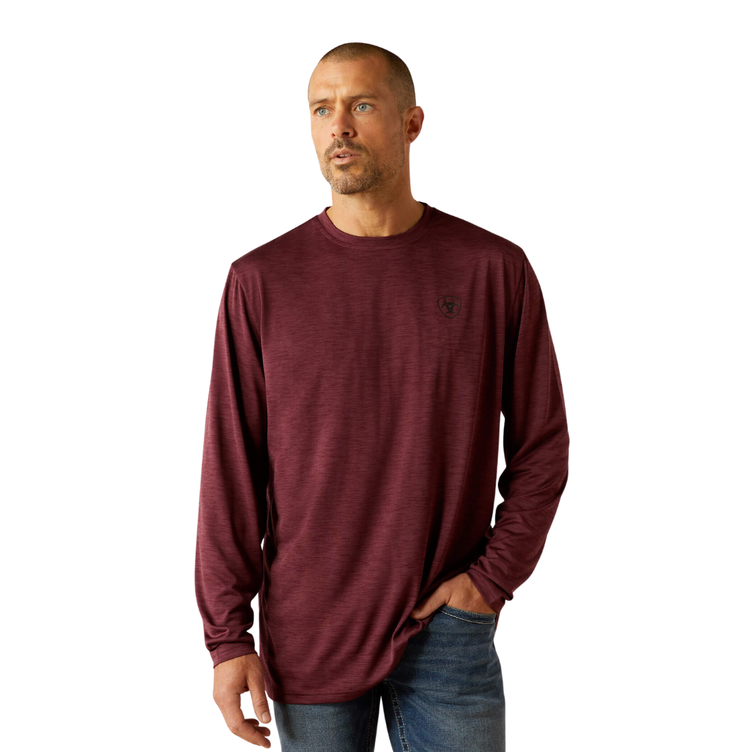 Ariat Men's Charger Breakthru Malbec Tee Shirt