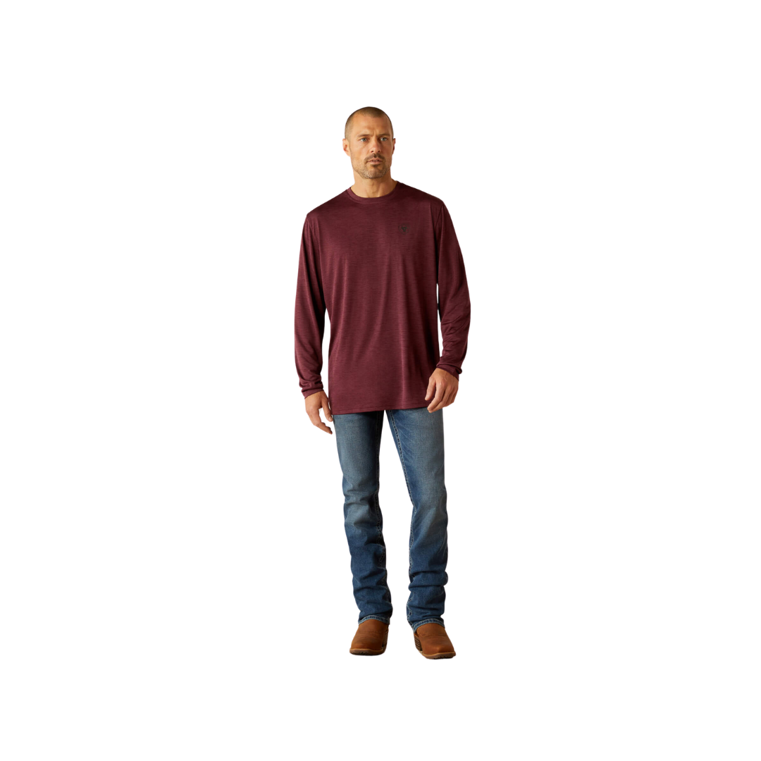 Ariat Men's Charger Breakthru Malbec Tee Shirt