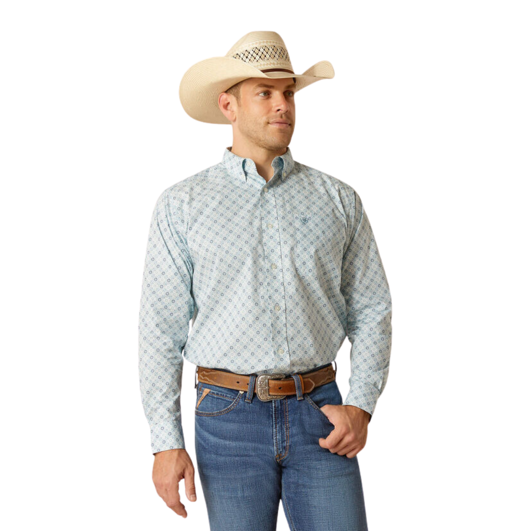 Ariat Men's Eamon Classic Fit Blue Heaven Shirt