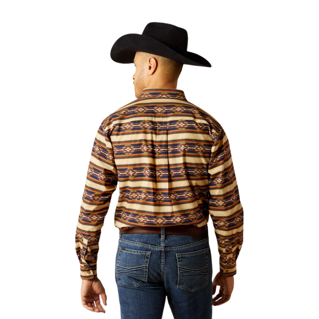 Ariat Men's Stanford Classic Fit Khaki Shirt