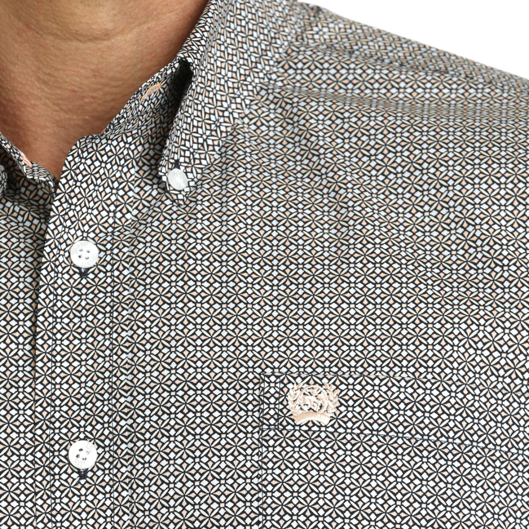 Cinch Men's Multicolor Patterned Shirt
