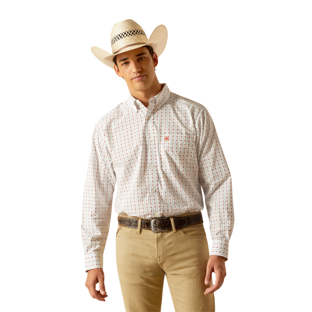 Ariat Men's Kade White Shirt
