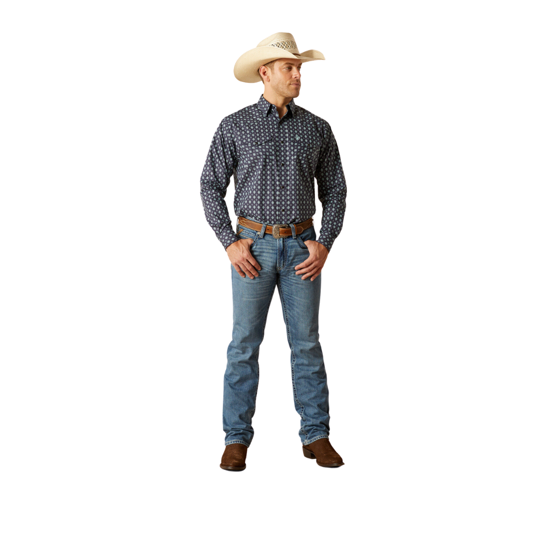 Ariat Men's Everly Snap Mood Indigo Shirt
