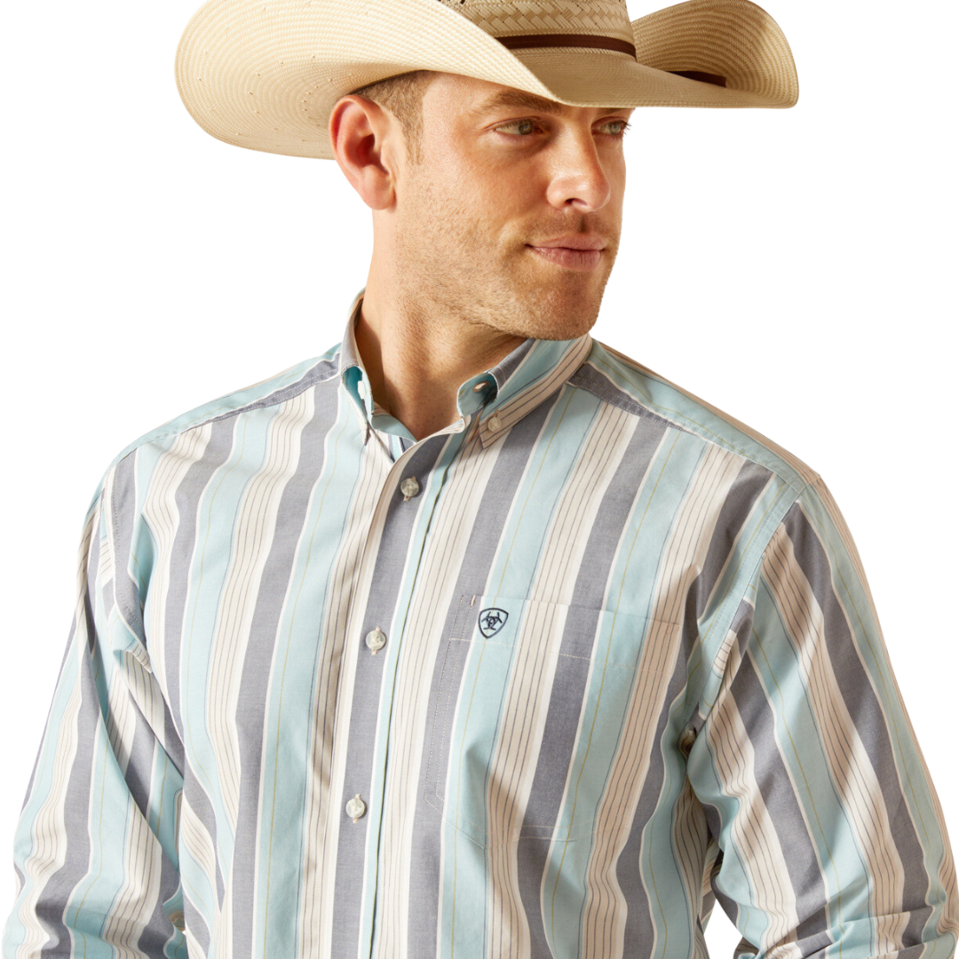 Ariat Men's Pro Elliot Blue Shirt
